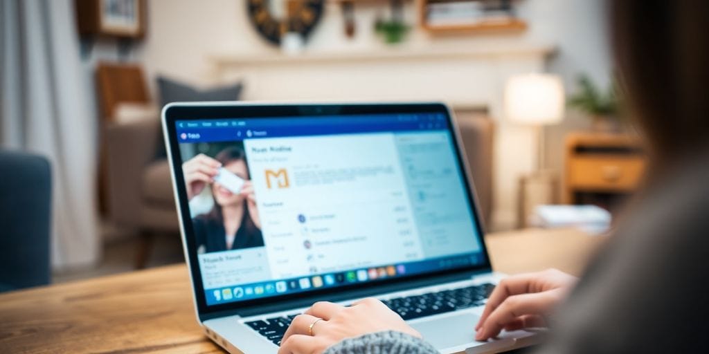 Person am Laptop, Medikamente online bestellen.